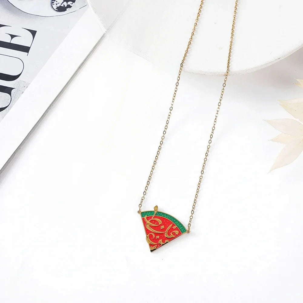Bijoux Pastèque Palestine - Symbole et Originalité