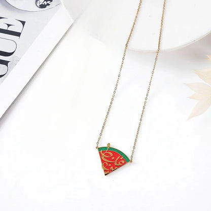 Bijoux Pastèque Palestine - Symbole et Originalité