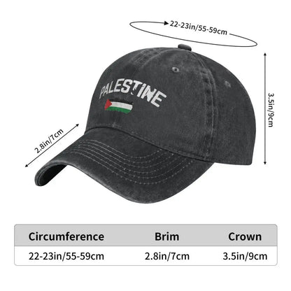 Casquette Palestine grise