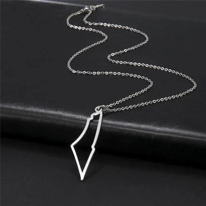 Collier carte Palestine