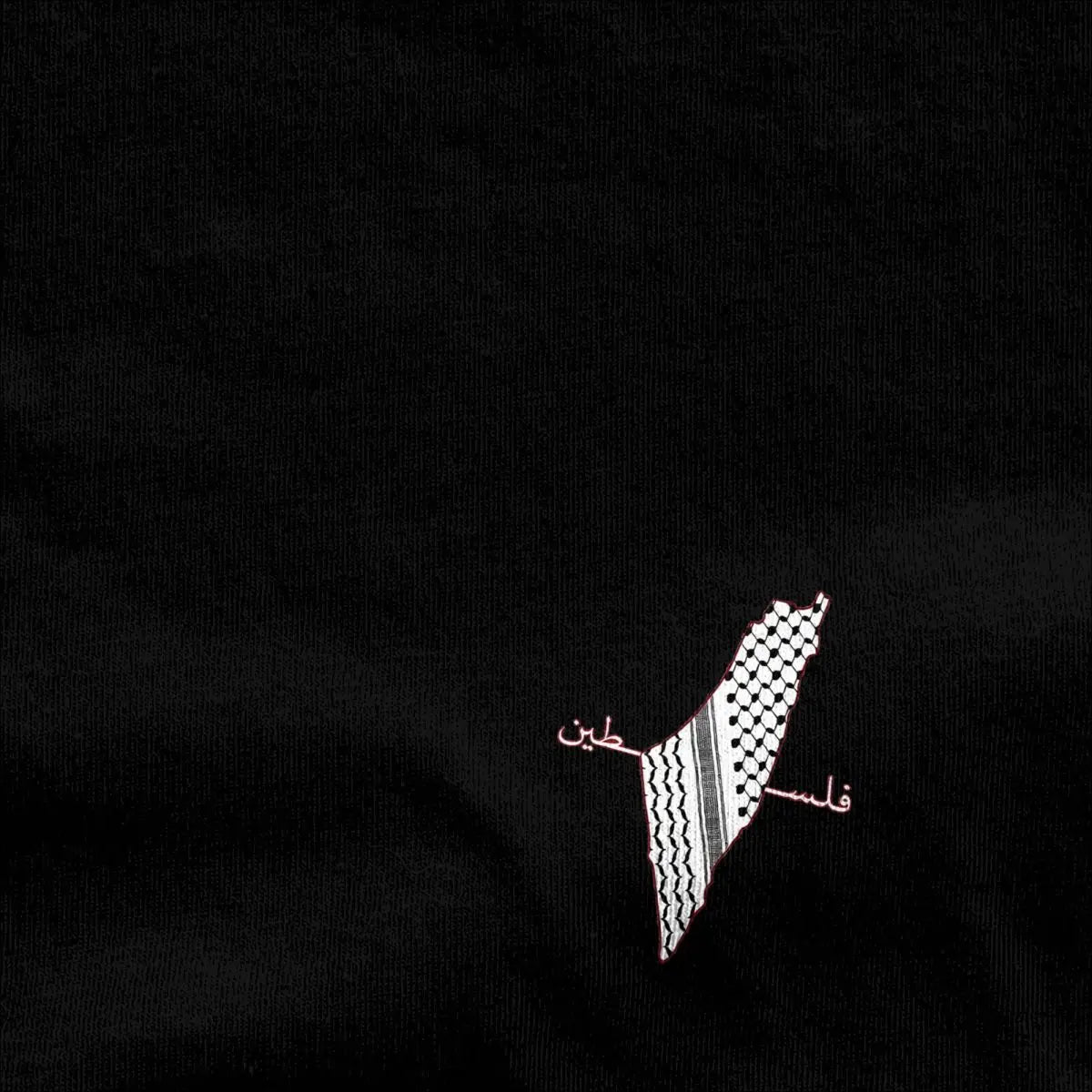 T-shirt Palestine noir