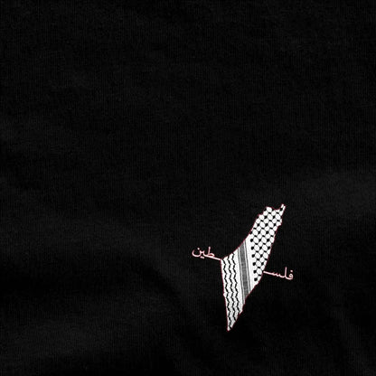 T-shirt Palestine noir