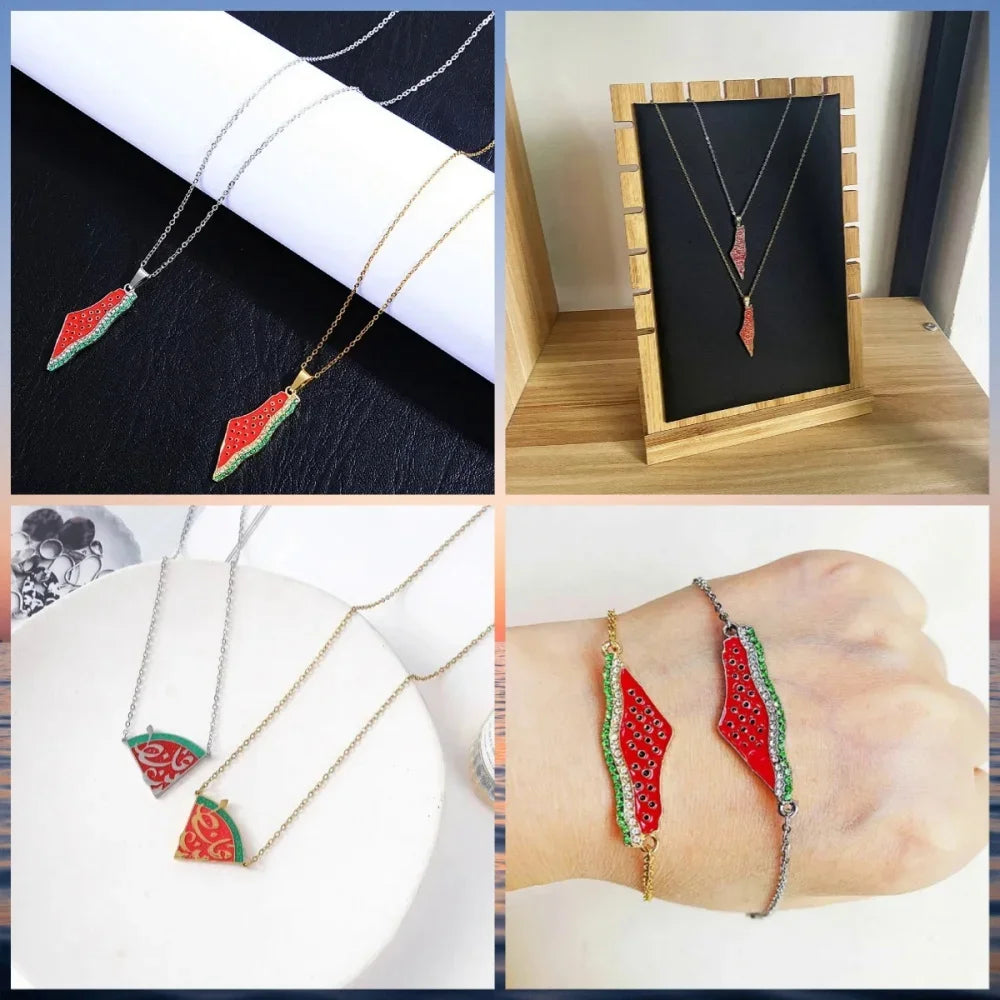 Bijoux Pastèque Palestine - Symbole et Originalité