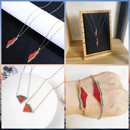 Bijoux Pastèque Palestine - Symbole et Originalité