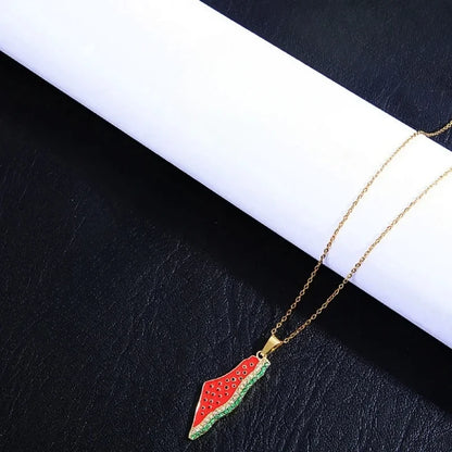 Bijoux Pastèque Palestine - Symbole et Originalité