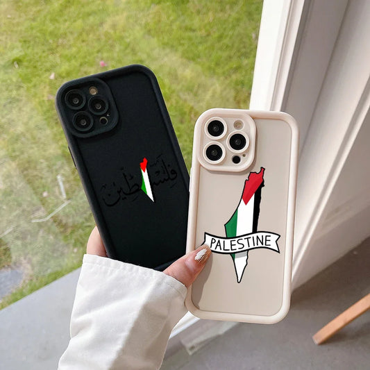 Coque Palestine noir & beige