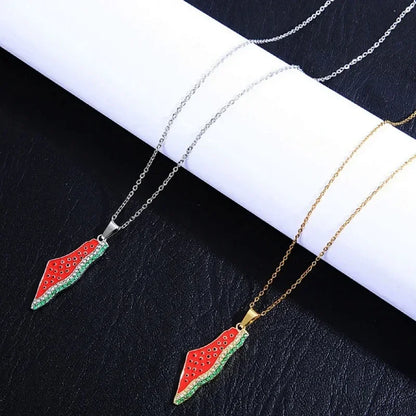 Bijoux Pastèque Palestine - Symbole et Originalité