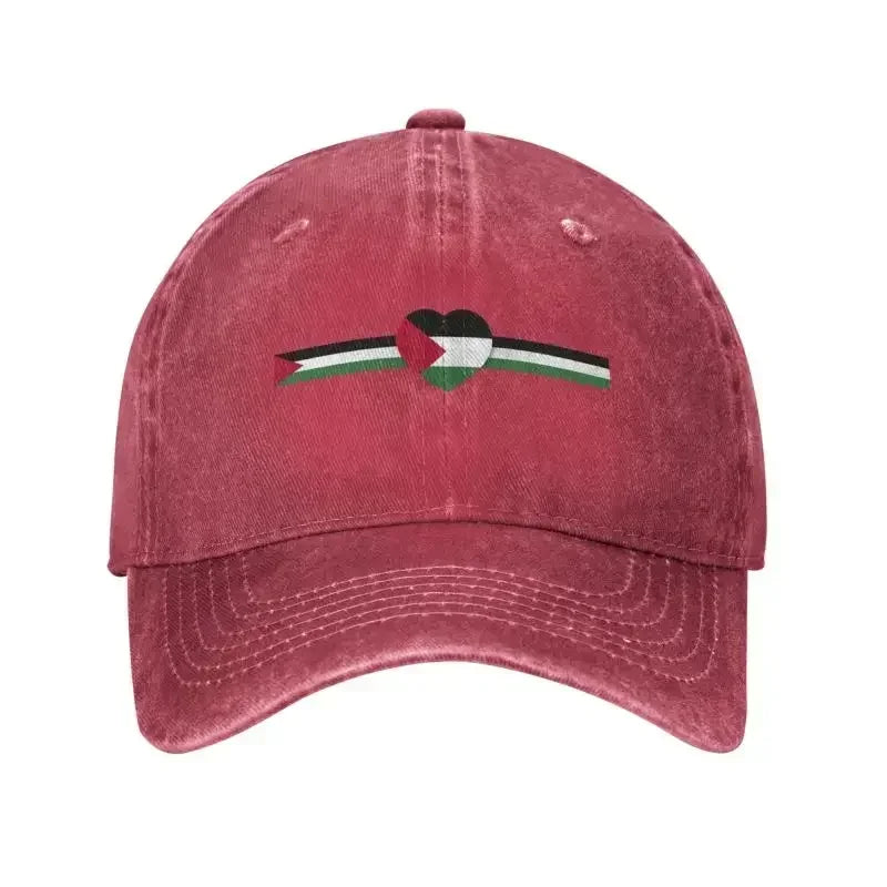 Casquette grise bandeau Palestine