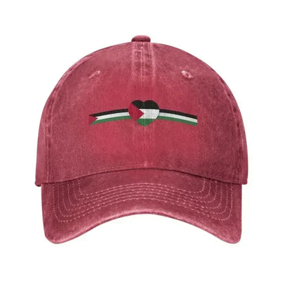 Casquette grise bandeau Palestine