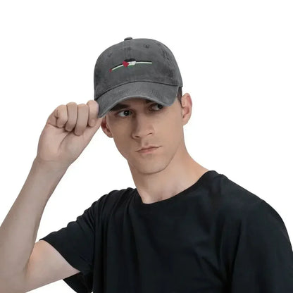 Casquette grise bandeau Palestine