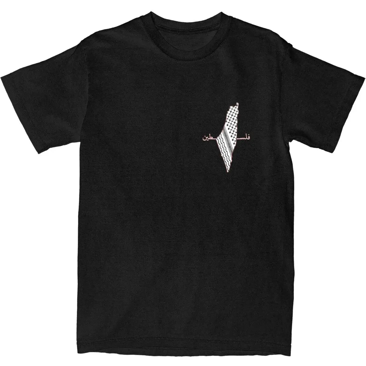 T-shirt Palestine noir