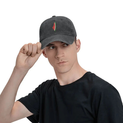 Casquette Palestine pastèque