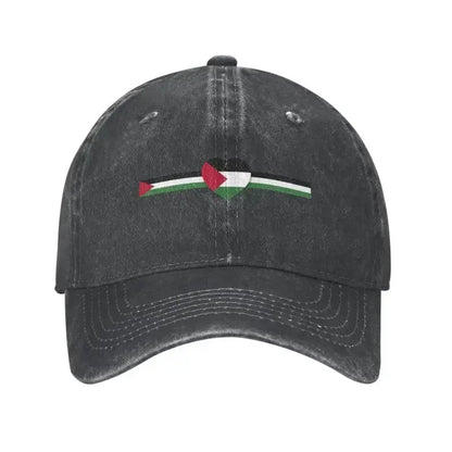 Casquette grise bandeau Palestine