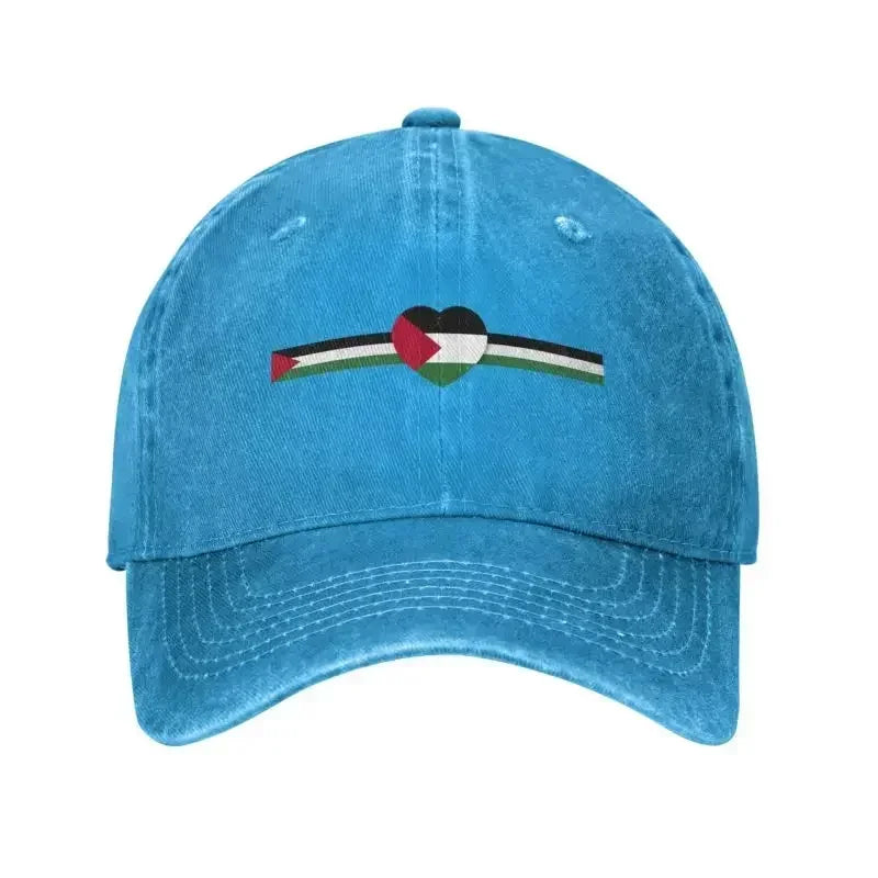 Casquette grise bandeau Palestine