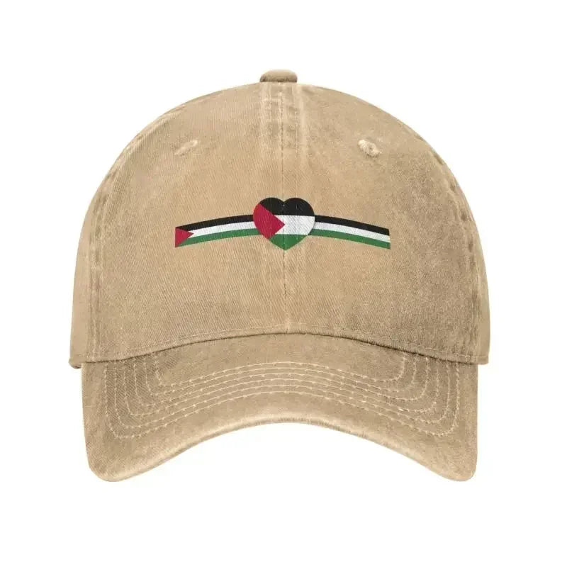 Casquette grise bandeau Palestine